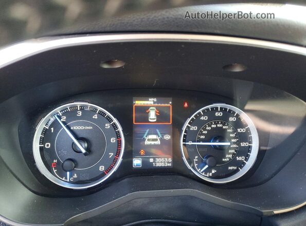 4S4WMARD2N3435260 2022 SUBARU ASCENT White Widok zestawu wskaźników