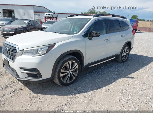 4S4WMARD6K3420322 2019 SUBARU ASCENT White Առջևի ձախ երեք քառորդ տեսարան