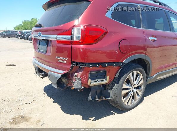 4S4WMARD9K3430973 2019 SUBARU ASCENT Red Widok z przodu