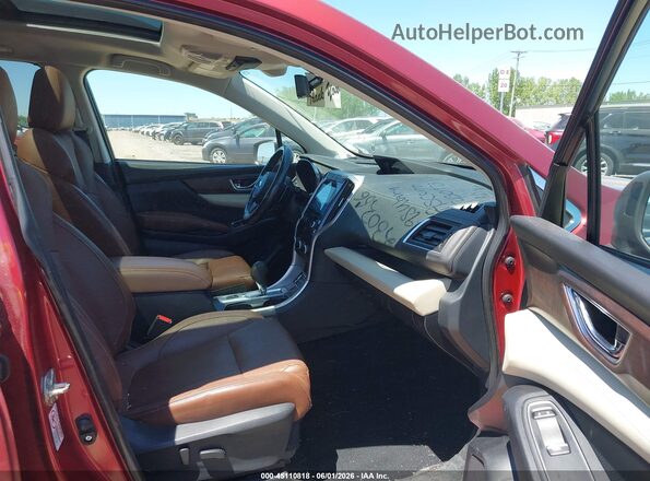 4S4WMARD9K3430973 2019 SUBARU ASCENT Red Widok wnętrza z przodu