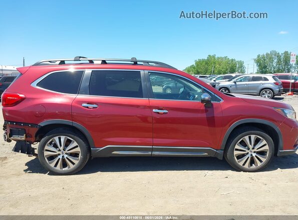4S4WMARD9K3430973 2019 SUBARU ASCENT Red Widok wnętrza z tyłu