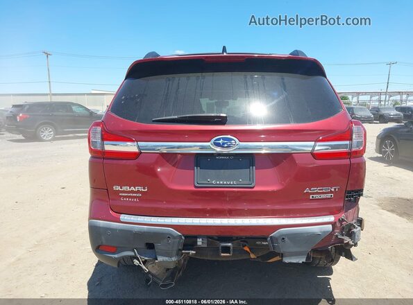 4S4WMARD9K3430973 2019 SUBARU ASCENT Red 
