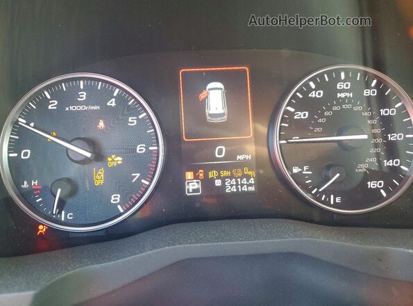 4S4WMAWD0S3426749 2025 SUBARU ASCENT White Вид щитка приладів