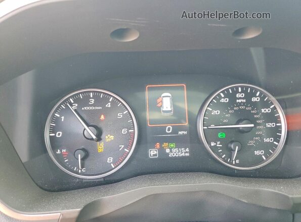 4S4WMAWD9R3438134 2024 SUBARU ASCENT Blue Instrument cluster view
