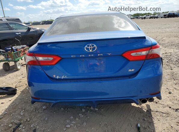 4T1B11HK1JU077046 2018 TOYOTA CAMRY Blue 