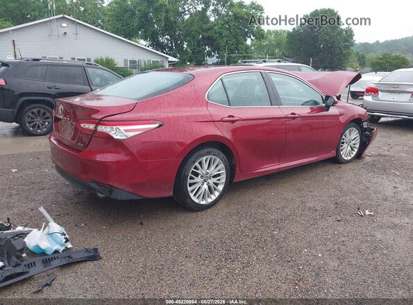 4T1B11HK2JU620680 2018 TOYOTA CAMRY Red უკანა მარჯვენა