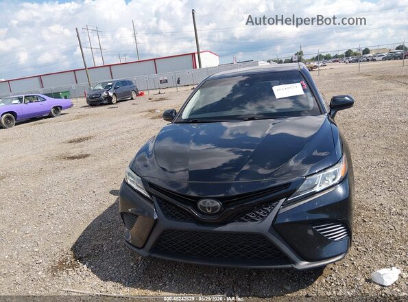 4T1B11HK2KU746751 2019 TOYOTA CAMRY Black Instrument cluster view