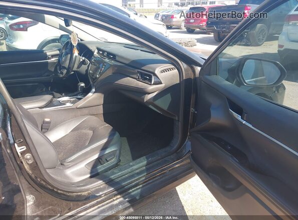 4T1B61HK3KU814492 2019 TOYOTA CAMRY Black Widok wnętrza z przodu