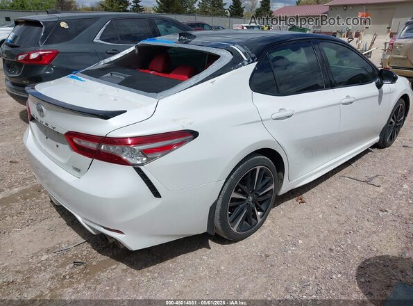4T1B61HK9KU222014 2019 TOYOTA CAMRY White Trasero derecho