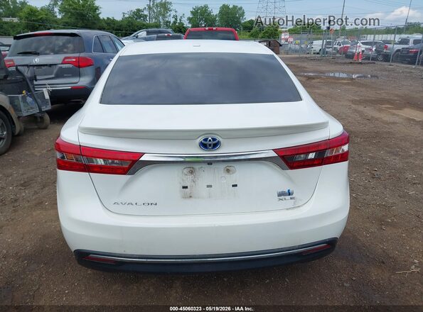 4T1BD1EB0GU051087 2016 TOYOTA AVALON HYBRID White 