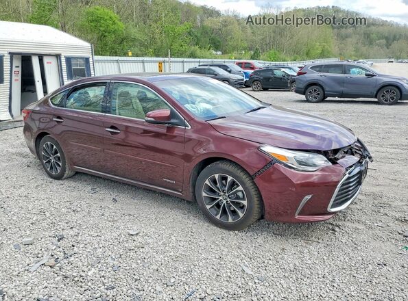 4T1BD1EB0JU062386 2018 TOYOTA LE Maroon Передня права чверть