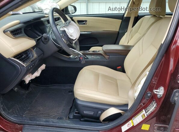 4T1BD1EB0JU062386 2018 TOYOTA LE Maroon Вид салону спереду