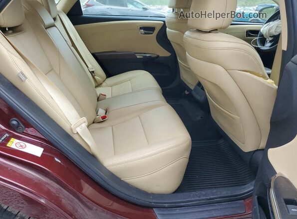 4T1BD1EB0JU062386 2018 TOYOTA LE Maroon Вид задніх сидінь