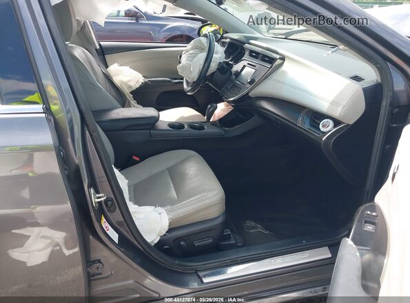 4T1BD1EB2GU053925 2016 TOYOTA AVALON HYBRID Gray Вид салону спереду