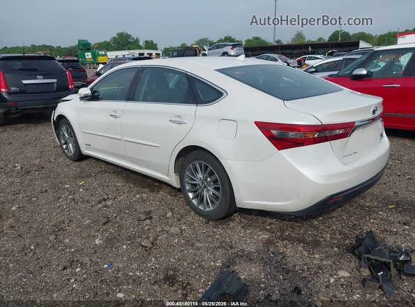 4T1BD1EB2GU056730 2016 TOYOTA AVALON HYBRID White Tył lewy