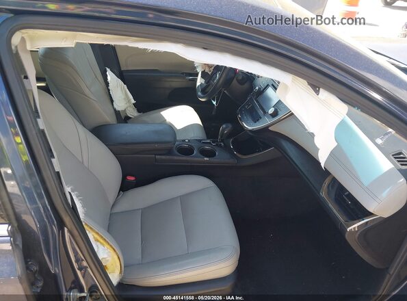 4T1BD1EB4GU055921 2016 TOYOTA AVALON HYBRID Blue Вид салону спереду