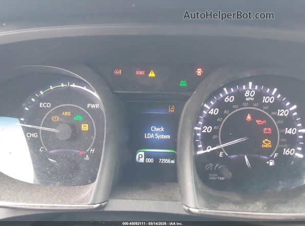 4T1BD1EB7HU059236 2017 TOYOTA LE Черный Вид задних сидений