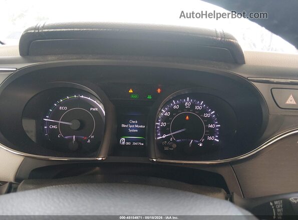4T1BD1EB8GU050284 2016 TOYOTA AVALON HYBRID White Вид задніх сидінь
