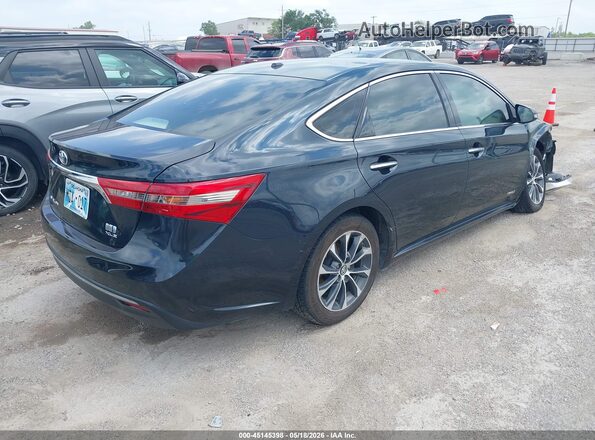 4T1BD1EB8GU055064 2016 TOYOTA AVALON HYBRID Black უკანა მარჯვენა