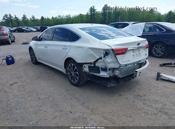 4T1BD1EB9GU055008 2016 TOYOTA AVALON HYBRID White Tył lewy