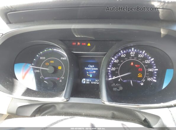 4T1BD1EBXHU058968 2017 TOYOTA AVALON HYBRID Red Vista de los asientos traseros
