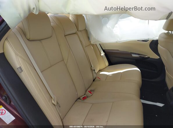 4T1BD1EBXHU058968 2017 TOYOTA AVALON HYBRID Red Vista de la etiqueta del VIN