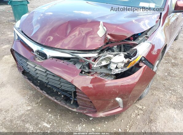 4T1BD1EBXHU058968 2017 TOYOTA AVALON HYBRID Red Vista frontal