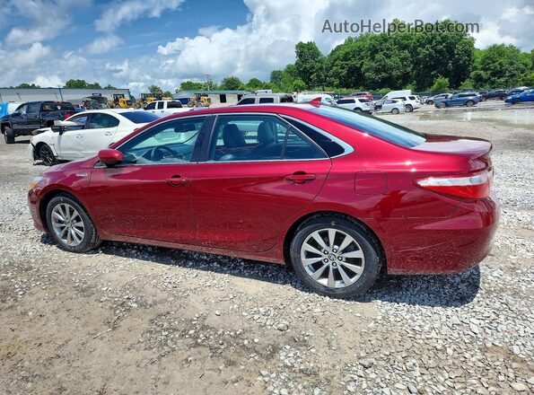 4T1BD1FK2HU215259 2017 TOYOTA CAMRY Красный Задняя левая четверть
