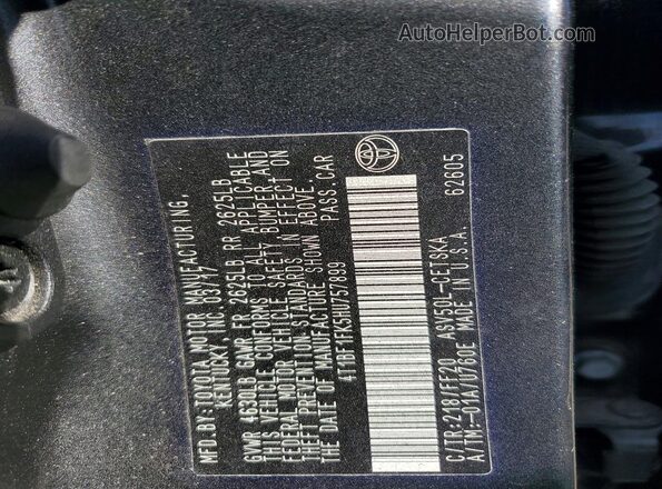 4T1BF1FK5HU757899 2017 TOYOTA CAMRY Black 