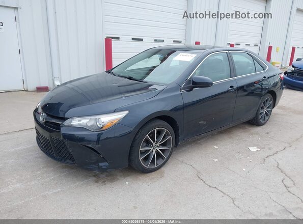 4T1BF1FK7GU523116 2016 TOYOTA CAMRY Dark Blue Przód lewy