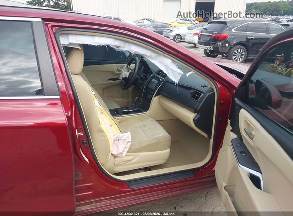 4T1BF1FK7GU602382 2016 TOYOTA LE Red წინა სალონის ხედი