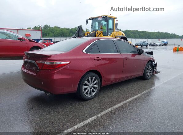 4T1BF1FK7HU665547 2017 TOYOTA CAMRY Red Trasero derecho