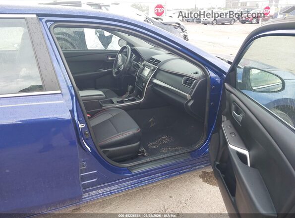 4T1BF1FK8GU507846 2016 TOYOTA CAMRY Blue Widok wnętrza z przodu