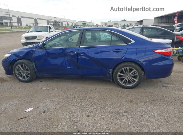 4T1BF1FK8GU507846 2016 TOYOTA CAMRY Blue Widok wnętrza 360 stopni