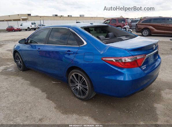 4T1BF1FK8GU541544 2016 TOYOTA CAMRY Blue Tył lewy