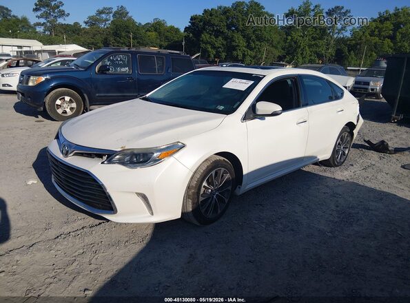 4T1BK1EB0GU222345 2016 TOYOTA AVALON White Առջևի ձախ երեք քառորդ տեսարան