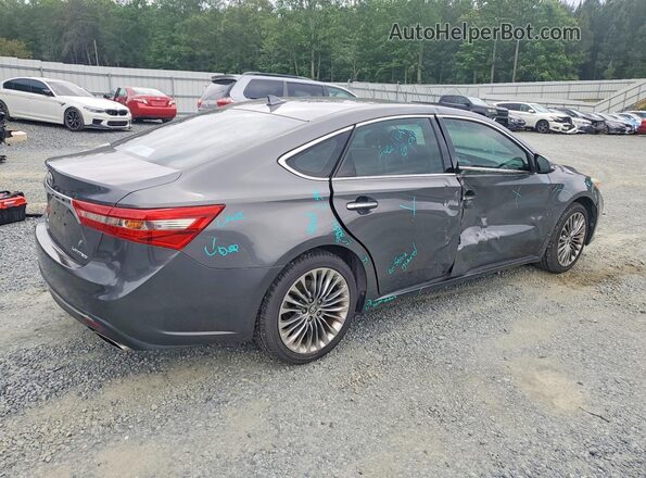 4T1BK1EB1GU236058 2016 TOYOTA AVALON Gray Trasero derecho