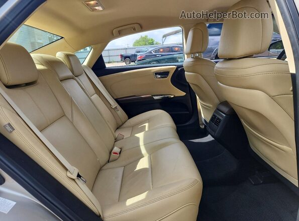 4T1BK1EB2HU257437 2017 TOYOTA AVALON Желто-коричневый Вид задних сидений