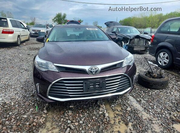 4T1BK1EB2JU277757 2018 TOYOTA AVALON Purple Widok z przodu