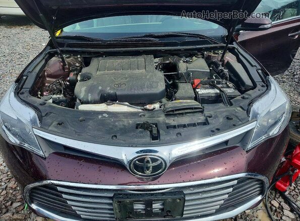 4T1BK1EB2JU277757 2018 TOYOTA AVALON Purple Widok wnętrza z tyłu