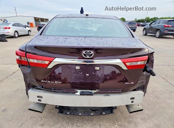 4T1BK1EB3GU220671 2016 TOYOTA AVALON Maroon 