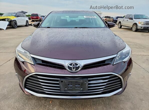4T1BK1EB3GU220671 2016 TOYOTA AVALON Maroon 