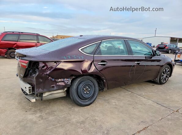 4T1BK1EB3GU220671 2016 TOYOTA AVALON Maroon 