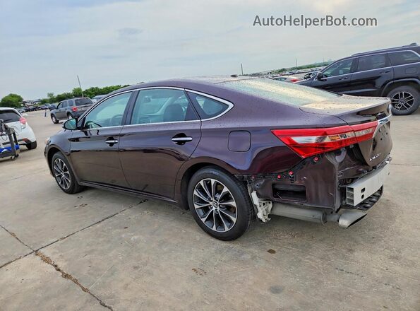 4T1BK1EB3GU220671 2016 TOYOTA AVALON Maroon 