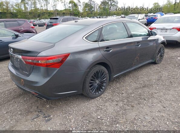 4T1BK1EB5GU206304 2016 TOYOTA AVALON Gray Trasero derecho
