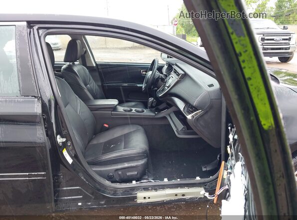4T1BK1EB6JU281925 2018 TOYOTA AVALON Black Front interior view