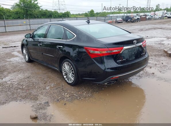 4T1BK1EB6JU281925 2018 TOYOTA AVALON Black Rear left