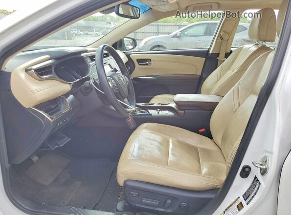 4T1BK1EB7GU235674 2016 TOYOTA AVALON White წინა სალონის ხედი