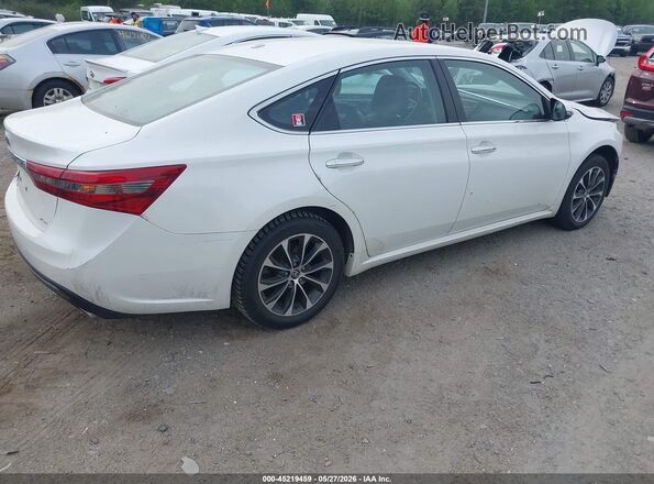 4T1BK1EB8GU205518 2016 TOYOTA AVALON White Задня права чверть