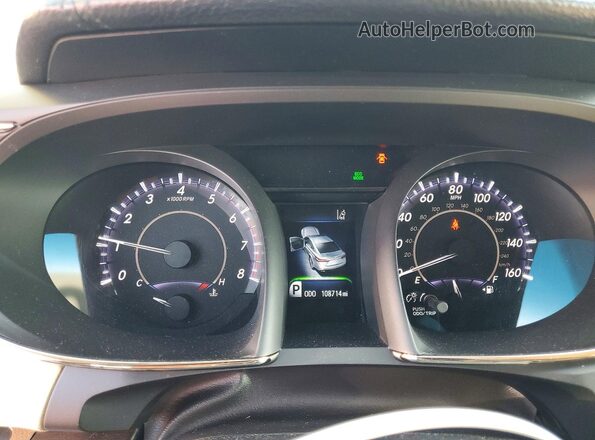 4T1BK1EB9GU216740 2016 TOYOTA AVALON Gray Вид щитка приладів